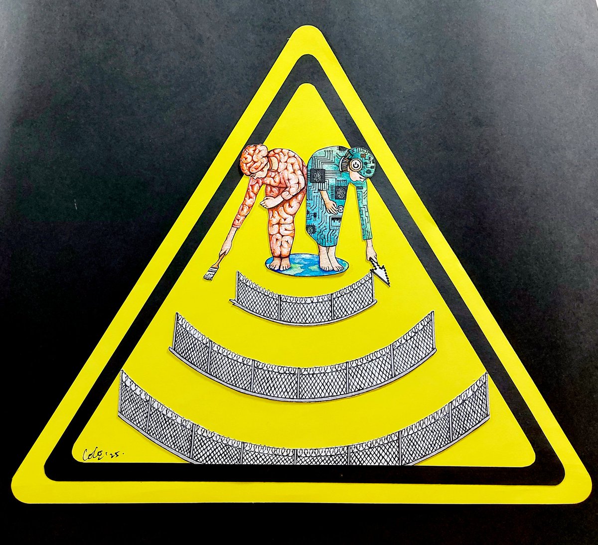 sungkayan1112's tweet photo. 2025.8.20
Sung ka yan
It's all part of the AI's plan for world domination.
: subtly mess with human wifi. 2025
#illustrationart
#technicalpen
#watercolor
#painting
#picture
#warning
#wifi
#domination
#silent
#reveal
#biometrics
#technology
#research
#signal
@sungkayan1112 https://t.co/y3fRqsihGM
