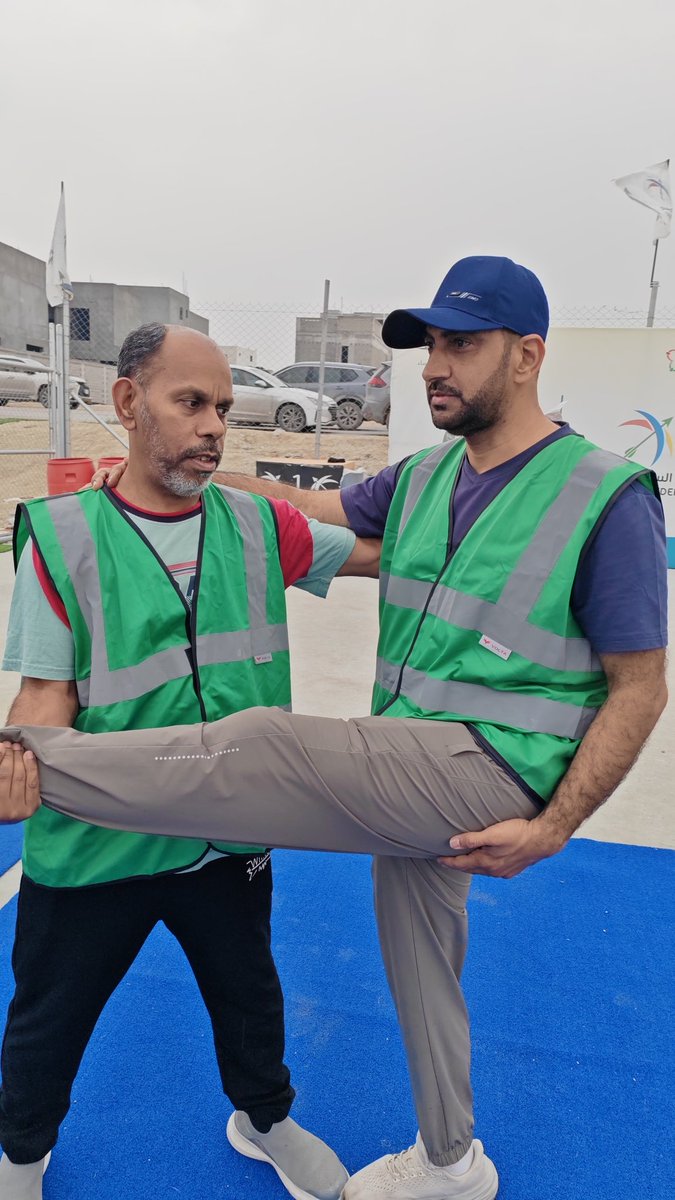 WJaasem's tweet photo. في يوم الخميس ١٤٤٧/٩/٢٣ في هذه الاجواء الطبيعيه في نادي المنصوره السعودي تمارين احماء بقياده المدرب الوطني حسن الناصر شكرا للنادي على هذه الفرصه في تمارين الرياضية لكبار السن https://t.co/JJwbXVf1lr