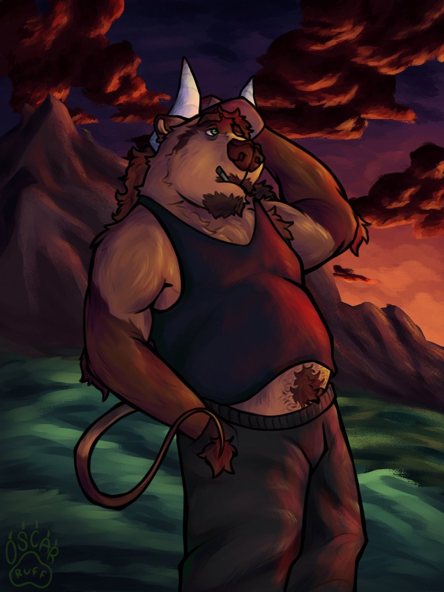 Oscaruff_'s tweet photo. One of these days I’ll disappear into the mountains 
#furry #furryart #furryfandom https://t.co/4ptw2XHMno