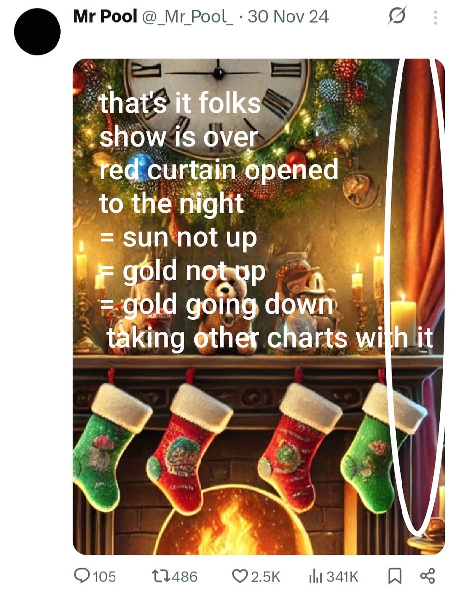 Marin11G's tweet photo. They (chart simulation riddlers) all talked about a "rug pull crash" and that #Gold the king will be what does it (or at least what was aligned/programmed to do it).

#Bitcoin #stockmarketcrash #XRP
#MrPool #RippleRiddler #bearableguy123 https://t.co/XB80C6dHpo
