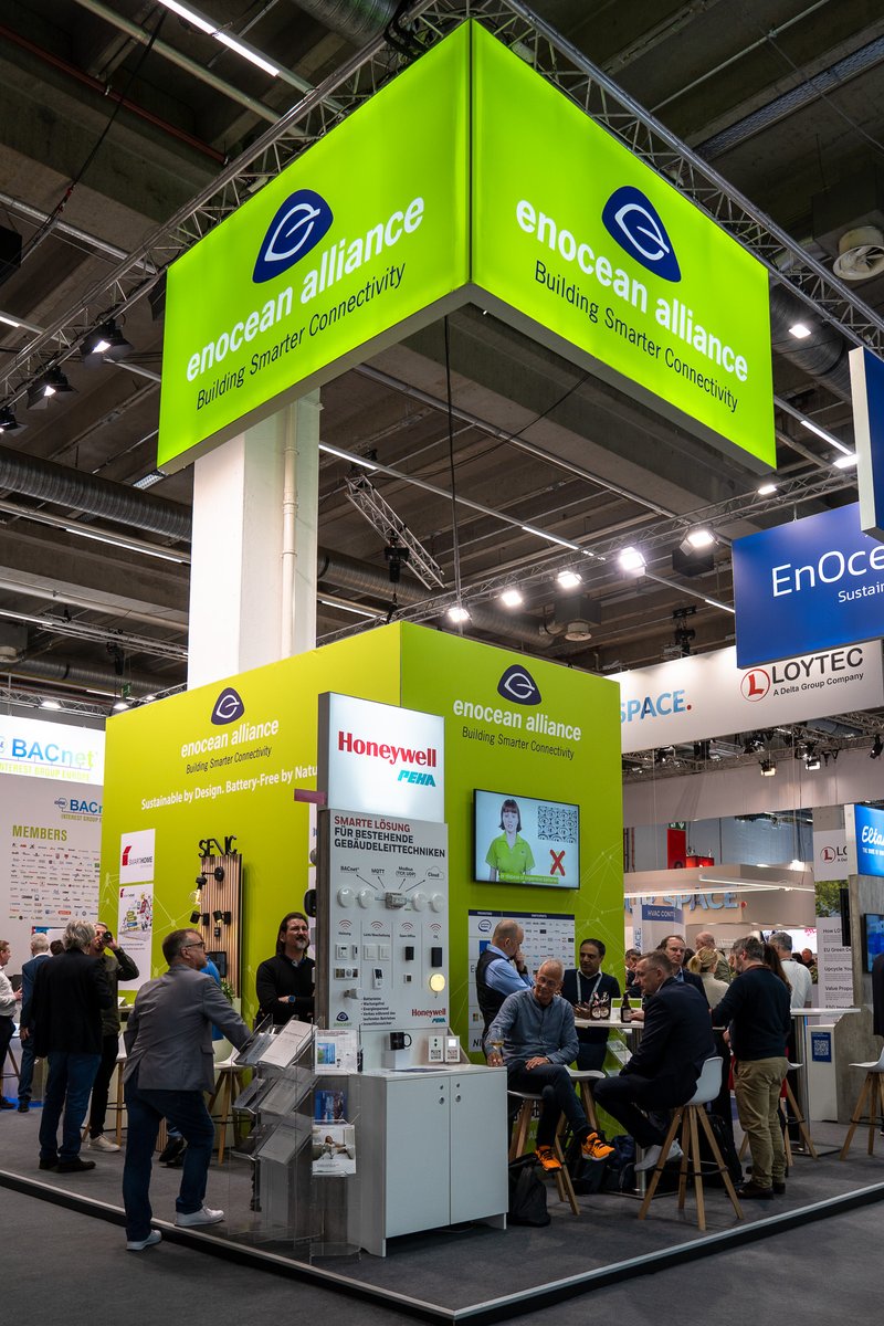 EnOceanAlliance's tweet image. 🇩🇪 Still at Light + Building 2026 in Frankfurt.
Come visit the EnOcean Alliance booth
📍 Hall 9, Stand D10
#LightandBuilding #SmartBuildings