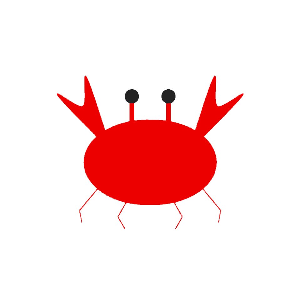 kanikani2050's tweet photo. 先に目を離した方が🦀蟹🦀になります。 https://t.co/1za5deeTyU