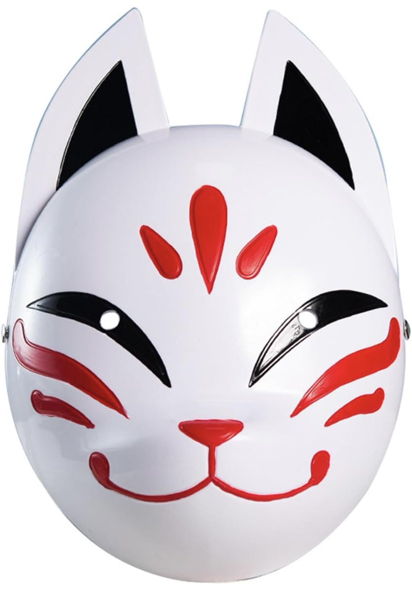 SamKikio's tweet photo. Level up your Halloween look with this Japanese Fox Huasanli Cosplay Mask 🦊🌸 Full-size Tengu Sakura vibes—perfect for cosplay, parties, and photoshoots. #Cosplay #Halloween #FoxMask #Tengu #Sakura #AnimeStyle #CosplayLife #Costume #Otaku #PartyProps #JapaneseStyle #Tengu #Epic https://t.co/KCuTI60k1N