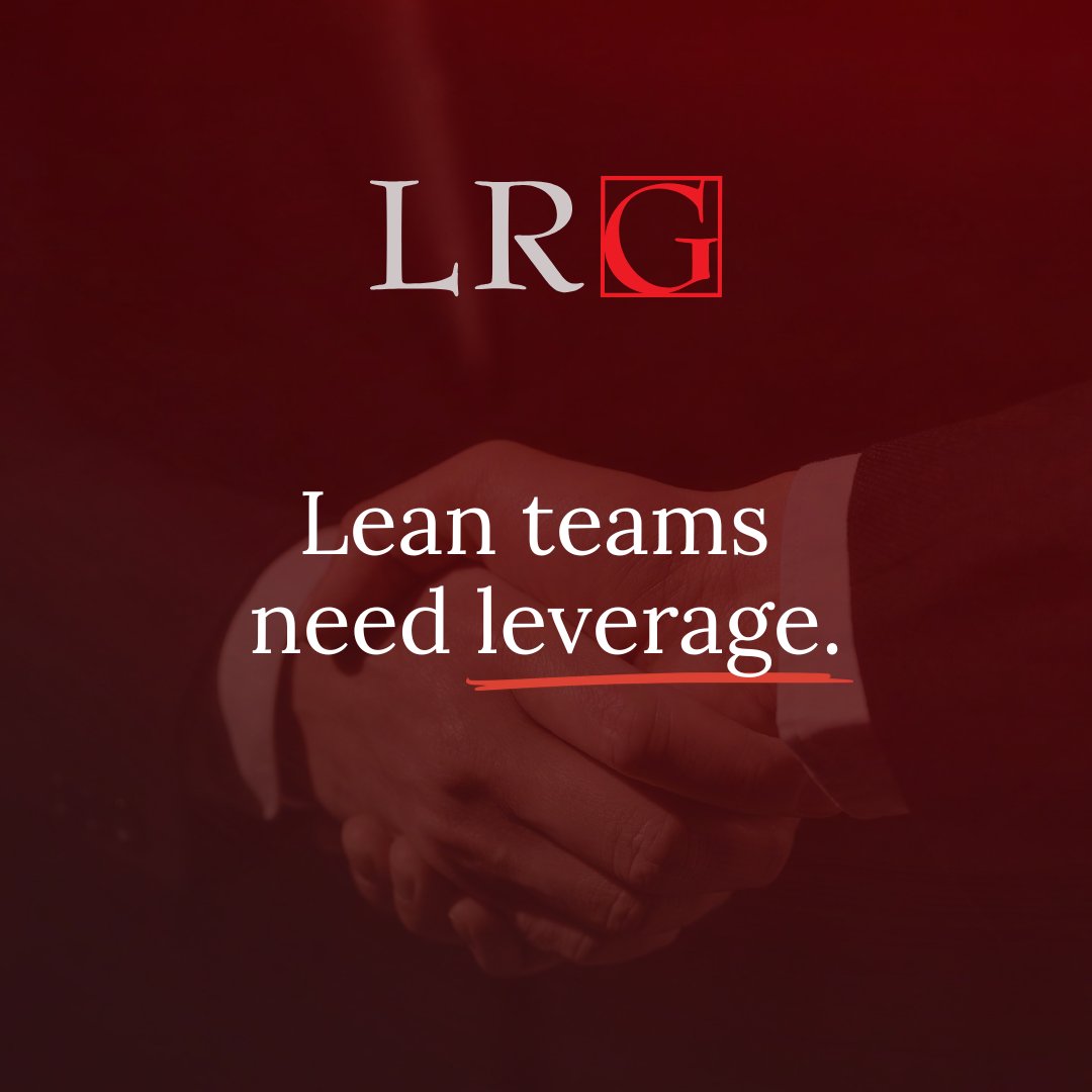 LRGMarketing's tweet photo. Doing more with less only works for so long. Eventually teams need leverage, not just hustle. https://t.co/yF6lzOayug https://t.co/68f3A6StwQ