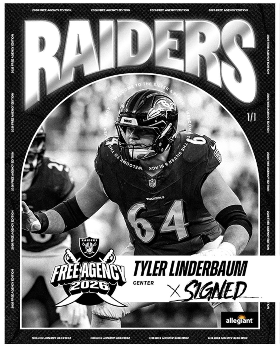 JesseSBSN's tweet photo. #RaiderNation you can all breath a sign of relief 

Tyler Linderbaum is officially a Raider https://t.co/TZmodoHQZ0