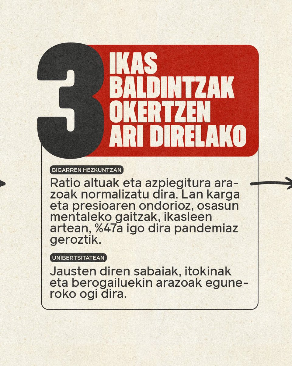 M17 - GREBA OROKORRA
Kapitalisten eskutik, langile klasearen bizi-baldintzak egunero dira kolpatuak, eta ikasle langileok ez gaude ofentsiba horretatik salbu.

Martxoaren 17an ikasle langileok kalera aterako gara, baina zergatik mobilizatu? ➡️