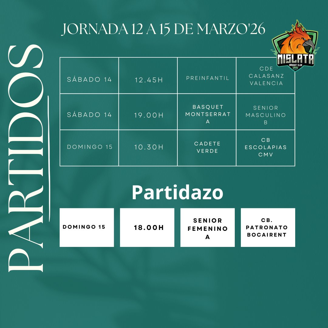 Mislata Bàsquet Club tweet media