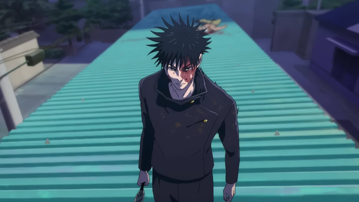 Fushiguro llevándose su primera kill de los juegos.

#JujutsuKaisen