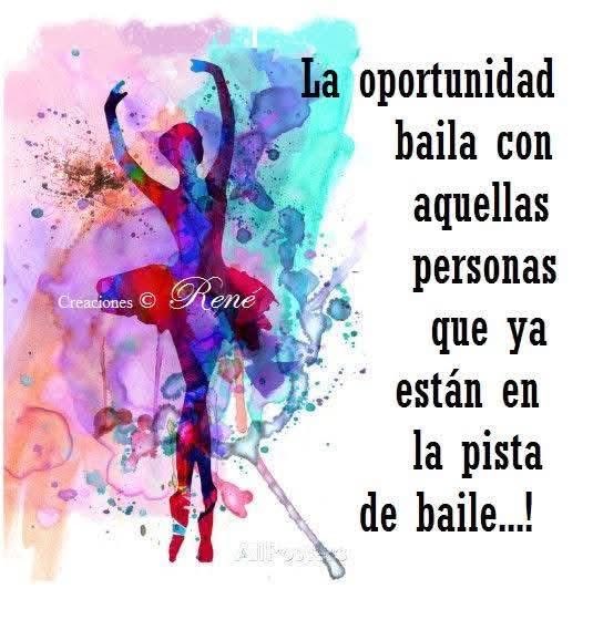 Buenos días mundo. 💋

"Para llevarse bien", No se necesitan las mismas ideas, se necesita el mismo RESPETO.

Hay que estar atentos a las nuevas oportunidades y bailar al ritmo de la vida. 😌

Linda día bendecido por Dios. 🙂✌️