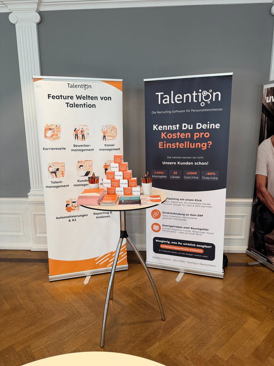 talention_de's tweet photo. Nicht nur Wien, auch Erfurt stand diese Woche auf dem Plan. Unser Kollege Leonardo Beadoy war beim GVP Rechtsforum in Erfurt vor Ort. Als Anbieter ist es uns wichtig, nah an den Themen zu bleiben, die unsere Kunden und die gesamte Personaldienstleistungsbranche wirklich bewegen. https://t.co/uRR6IpBvzV