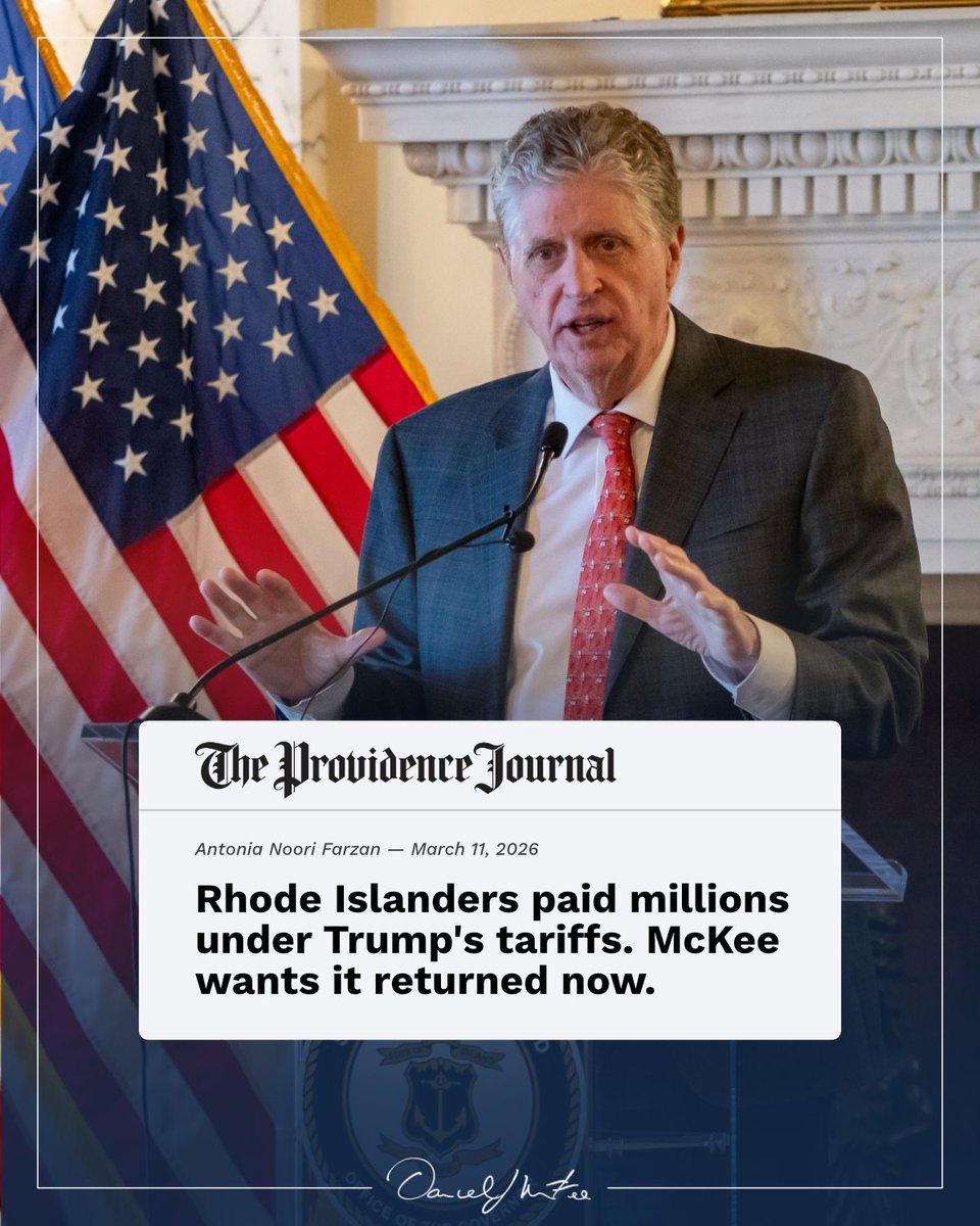 Governor Dan McKee tweet media