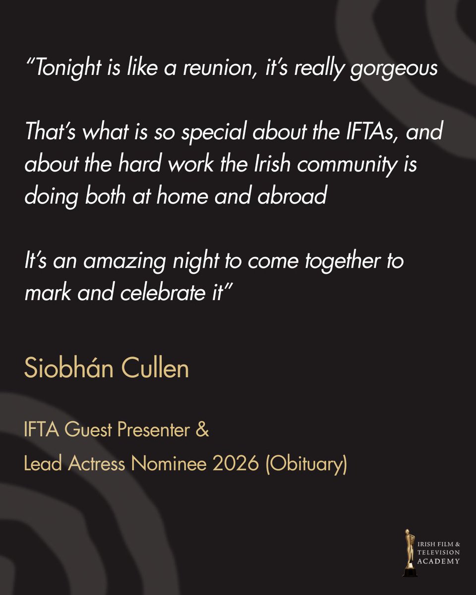 Irish Film & Television Academy (IFTA) tweet media