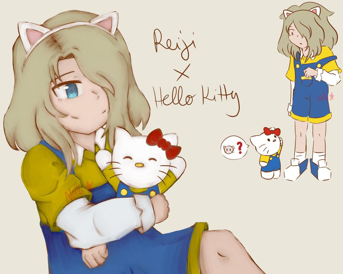 I know I said I wouldn't post art on here anymore but I have these Sanrio x Megaton Musashi pieces I made in 2025 and I kinda like them
And since most MegaMusa fans are only on here..
#メガトン級ファンアート
