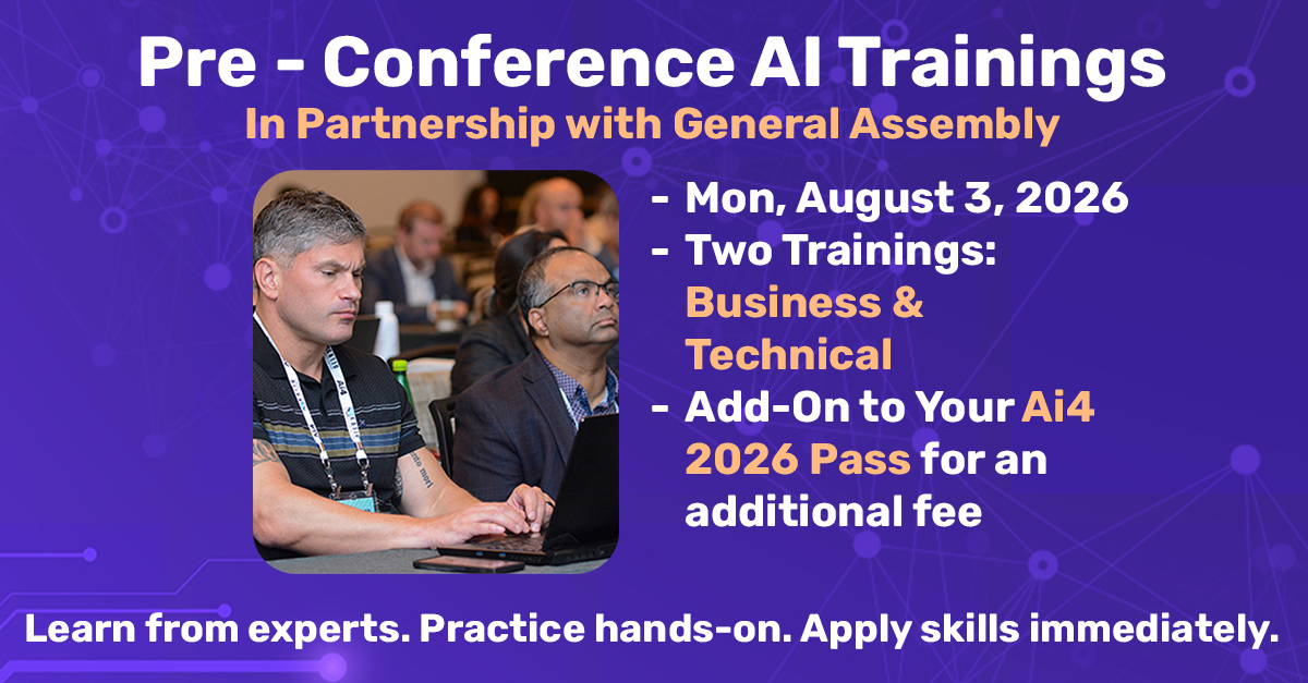 Ai4 - Artificial Intelligence Conferences tweet media