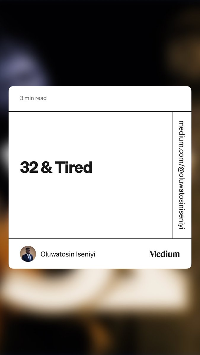 Oluwatosin Iseniyi tweet media