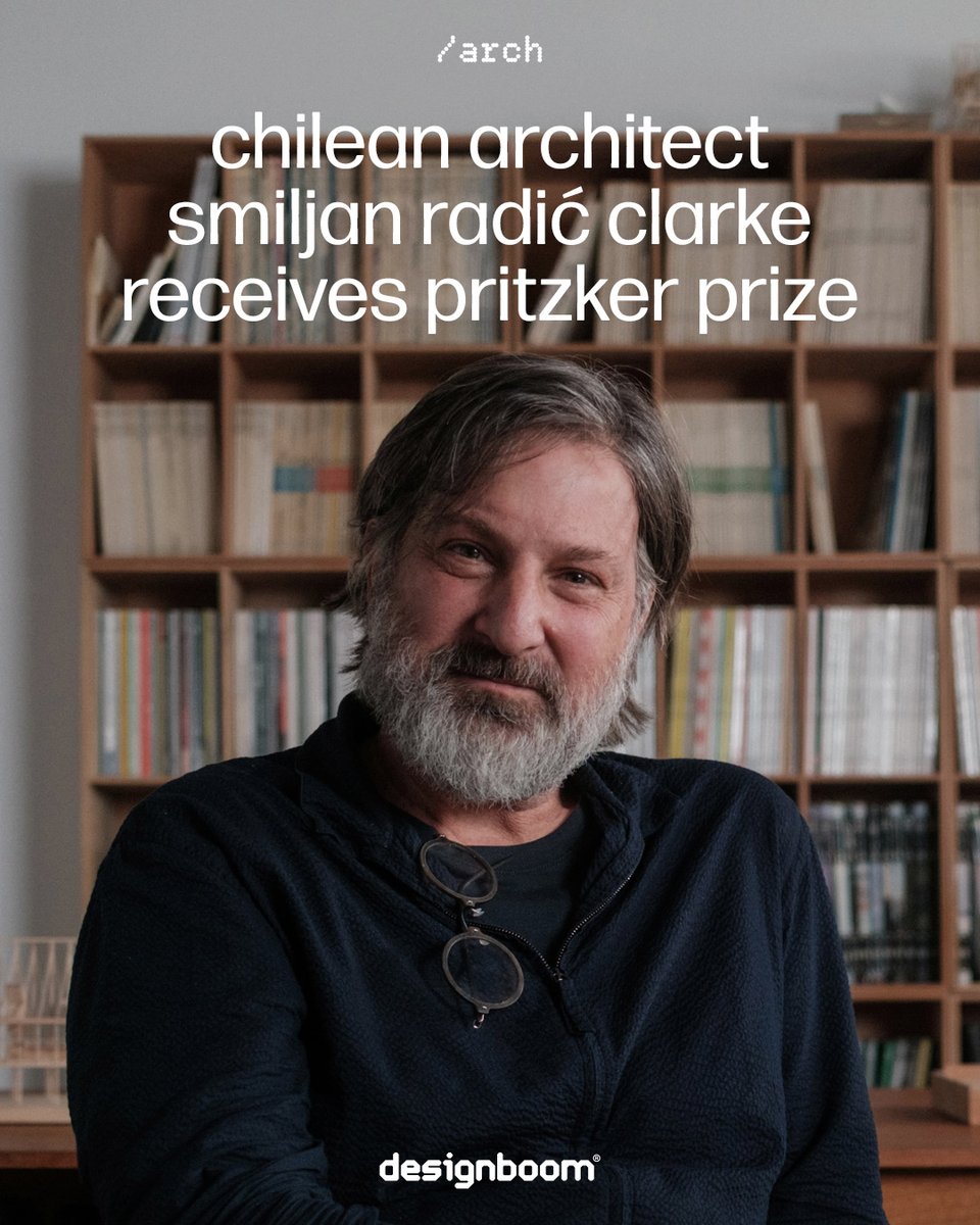 designboom's tweet photo. . @PritzkerPrize awarded to chilean architect smiljan radić clarke https://t.co/r5RMSultGH https://t.co/ETS0yBiuME