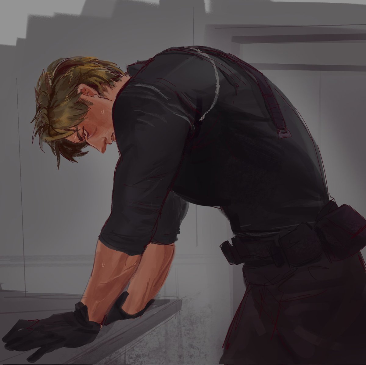 MokadaDani's tweet photo. Leon blonde girl dad Kennedy #RE9 #residentevil9requiem https://t.co/7mgmHmEzw0