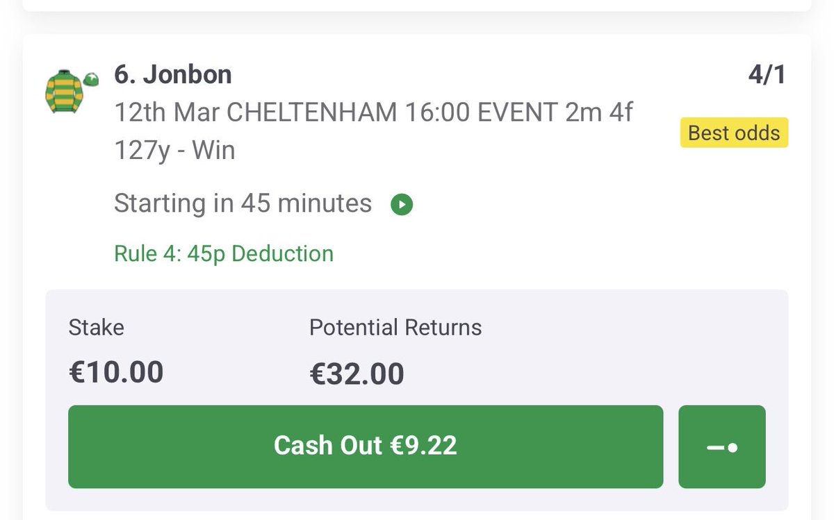 Aaron_Buble's tweet photo. @AskPaddyPower are you lot having a laugh 45p reduction ? Shame on the lot of yah https://t.co/B1hAyXGUF1