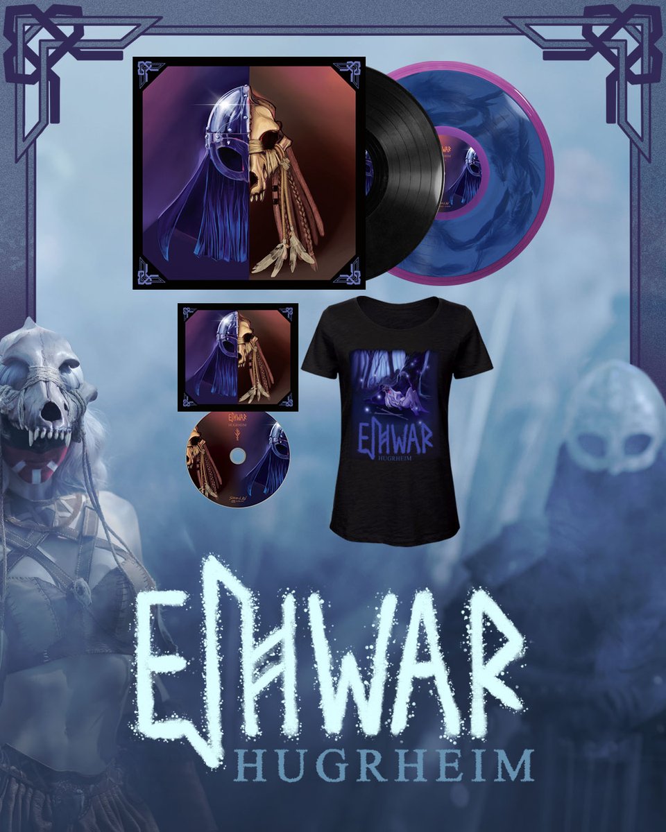 SeasonofMist's tweet photo. “[Eihwar] hammer voltage directly into iron battle axes, bringing  sharpened steel to the dancefloor and burying war chants under some  brutal weaponized distortion”. - Folk N Rock

Eihwar open the gates to Hugrheim, deepening their unique Viking War Trance on their new album!

Hear all 10 pulse-pounding tracks now at https://t.co/MFi5Fte9gh