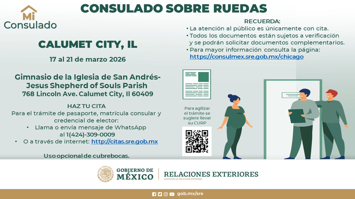 Consulado General de México en Chicago tweet media