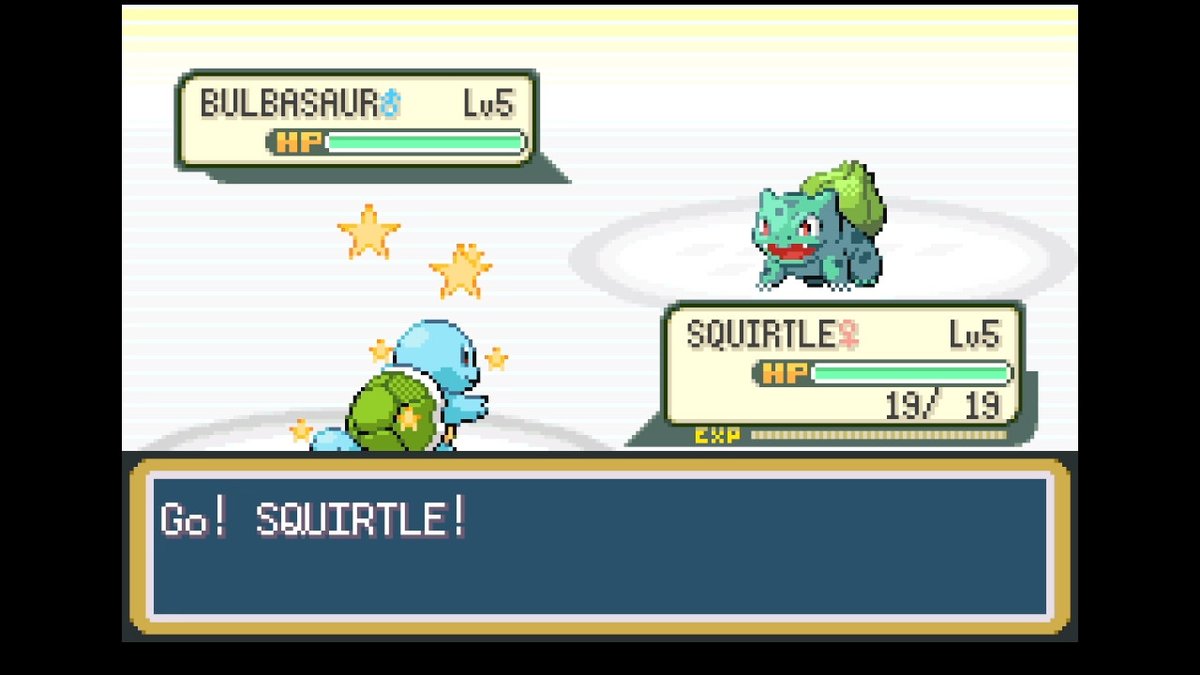 DisturbedGear's tweet photo. One of two obtained - #shiny female Squirtle after 3,251 SRs on #PokémonLeafGreen. Just Bulbasaur to go and I can be done with the lab! ✨️🐢 https://t.co/LigVsCtCbw