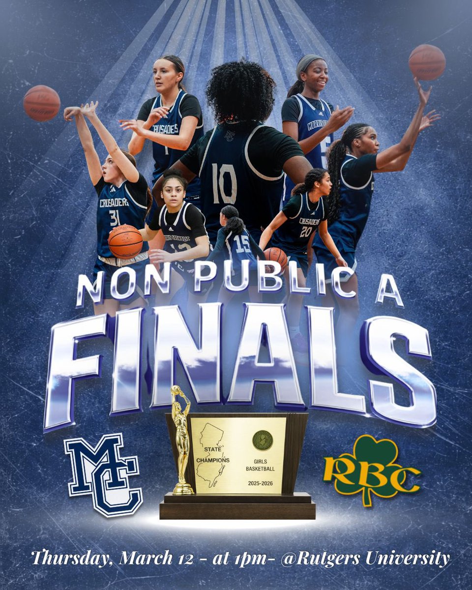 mcgirlshoops's tweet photo. GAMEDAY!
We compete for the State Chip at Rutgers U!!!
Let’s Goooo!!!! 💪🏾💪🏾💪🏾💪🏾💪🏾

🎫 :  https://t.co/EwBUAKYKZ3
📺 : https://t.co/U6070xrEMl

@Kennedy_Brown0 @JaxE2027 @JayahCurtis @Ana_stasiaB
@AshleyLaBeach @morganfulston5 @peytonwwilliams @MckennaMcGlyn @amayaw1228
@MrRMadar https://t.co/alXY55YtD4
