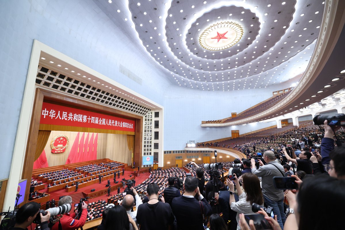 ChenMingjian_CN's tweet image. Lawmakers of the 14th National People's Congress (#NPC), China's national legislature, approved the government work report and the outline of the 15th Five-Year Plan (2026-2030) for national economic and social development. They also voted to adopt the Ecological and