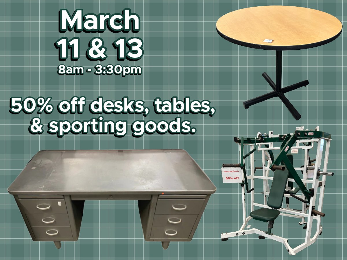 MSU Surplus Store tweet media