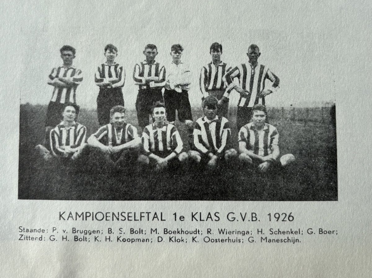 100 jaar geleden werden deze kanjers kampioen. Sv TEO Ten Post.