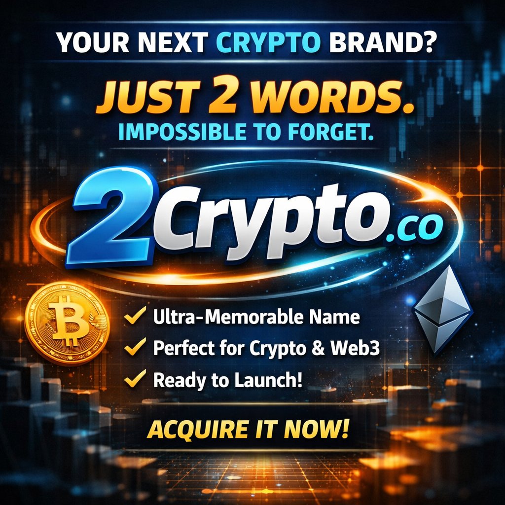 aisdomain's tweet photo. 🚀 Building in crypto?

Your brand might be just 2 words away.

https://t.co/MiLBEcTwTK

Short.
Memorable.
Perfect for a Web3 startup, crypto tool, trading platform, or community.

Sometimes the right domain doesn't just support the brand — it becomes the brand.

#crypto #web3 https://t.co/mgJTMoKOU0