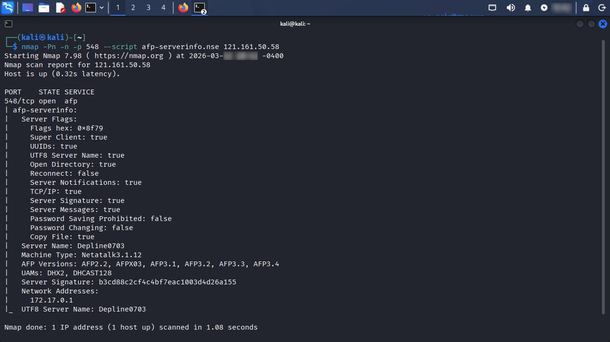 Alonso_ReYDeS's tweet image. 🛡️ Escaneo utilizando el Script NSE afp-serverinfo 🌐 reydes.com/e/Escaneo_util…

#cybersecurity #hacking #redteam #forensics #dfir #osint