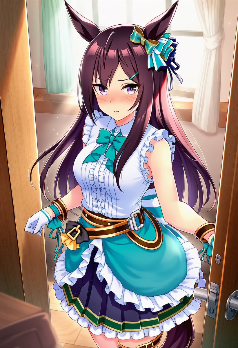 kal_79720's tweet photo. ど、どう？ワタシの勝負服…
#メジロドーベル #ウマ娘 https://t.co/qIPjjjjPRv