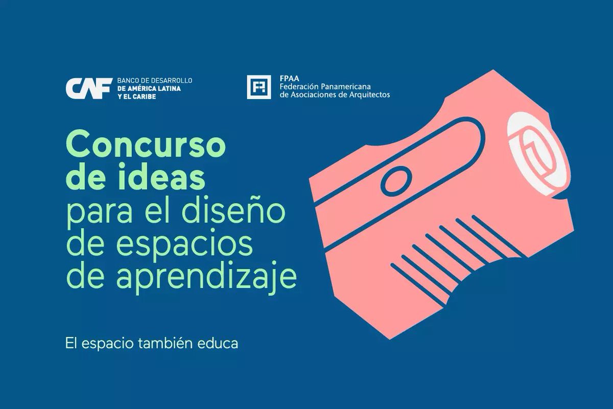 AgendaCAF's tweet photo. 🏗️ Arquitectos y arquitectas de América Latina y el Caribe: es hora de imaginar nuevas formas de diseñar las escuelas de la región.

CAF y la Federación Panamericana de Asociaciones de Arquitectos convocan a participar en un concurso de ideas para repensar los espacios de aprendizaje y transformar cómo concebimos la infraestructura educativa pública.

El desafío es diseñar escuelas —urbanas o rurales— que respondan a las realidades locales y puedan inspirar nuevos modelos educativos para toda la región.

📅 Convocatoria abierta hasta el 16 de abril de 2026
🔗 https://t.co/d0SWpobJHw