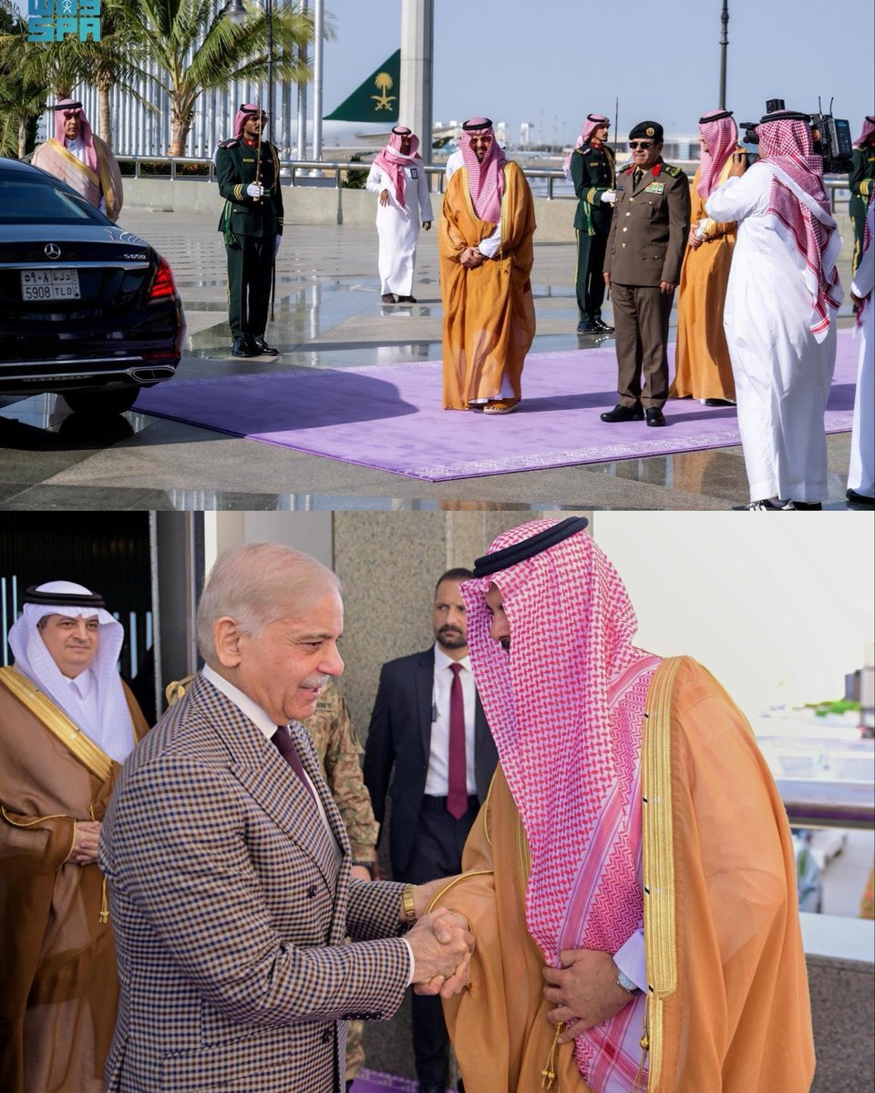 زيارة رئيس الوزراء الباكستاني شهباز شريف إلى جدة لتعزيز العلاقات