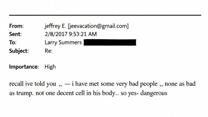 I know everyone’s moved on from the Epstein files, but I can’t stop thinking about the part where Epstein said Trump was the worst person he’d ever known. Hard to pretend that means nothing considering the source.
