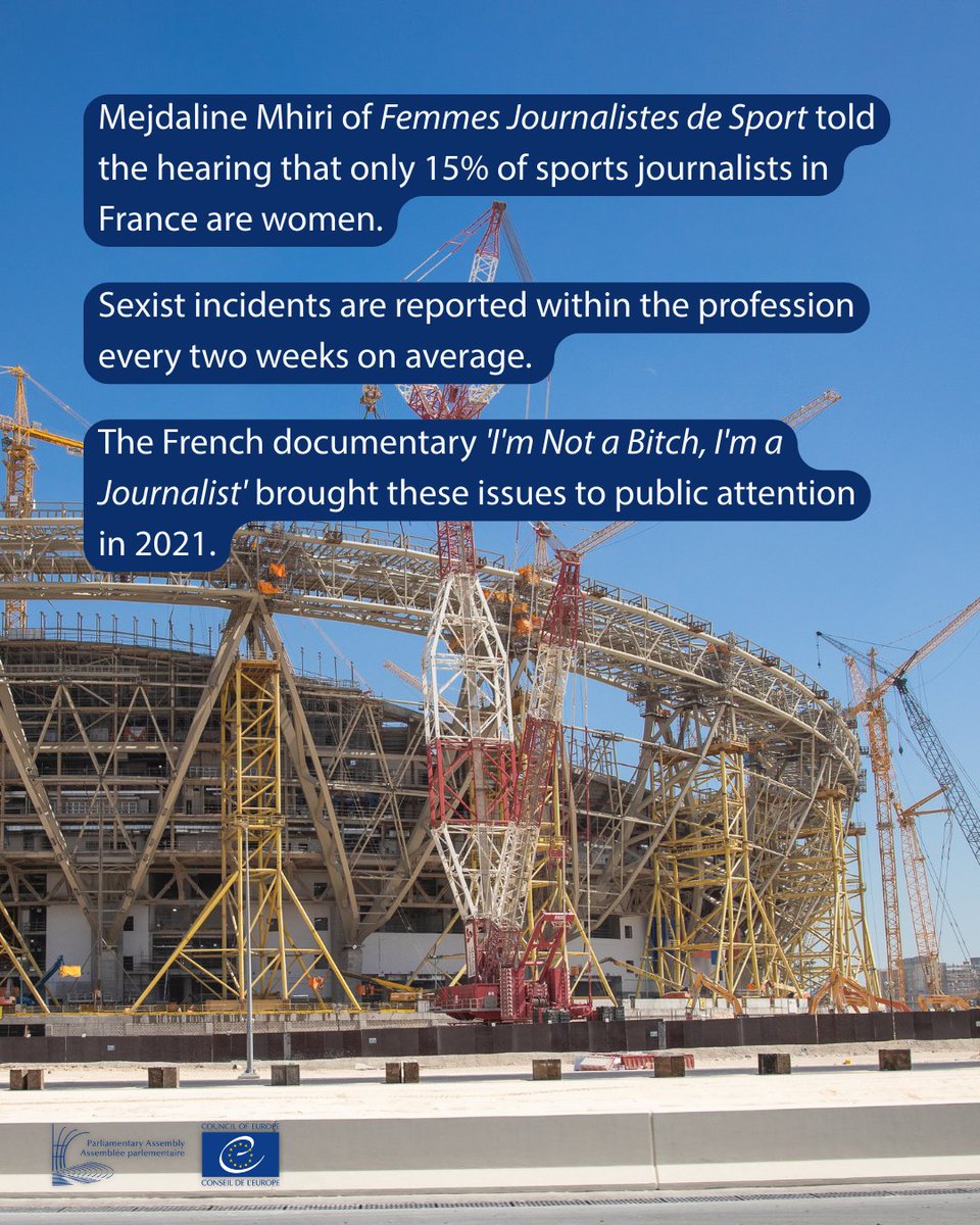 PACE_News's tweet image. PACE's Culture Committee held a hearing on media freedom in #sport, bringing together journalists and experts from across Europe.   

A report prepared by rapporteur Tone Troen is due to be debated by the Assembly in June 2026.