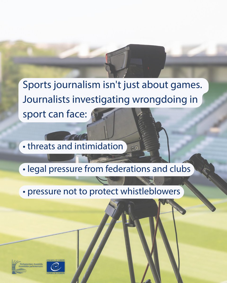 PACE_News's tweet image. PACE's Culture Committee held a hearing on media freedom in #sport, bringing together journalists and experts from across Europe.   

A report prepared by rapporteur Tone Troen is due to be debated by the Assembly in June 2026.