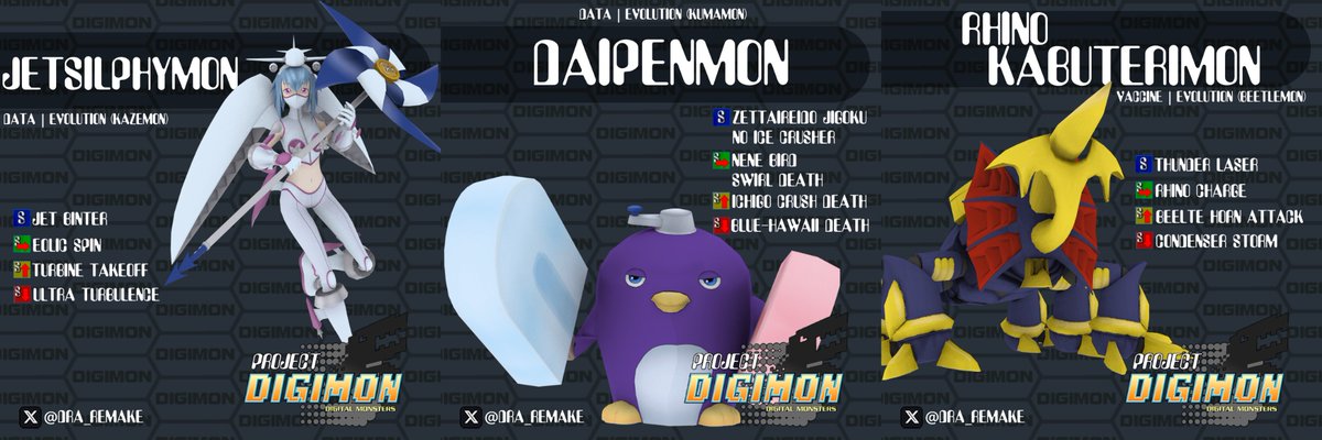 Digimon Rumble Arena HD Remake - Project Digimon tweet media