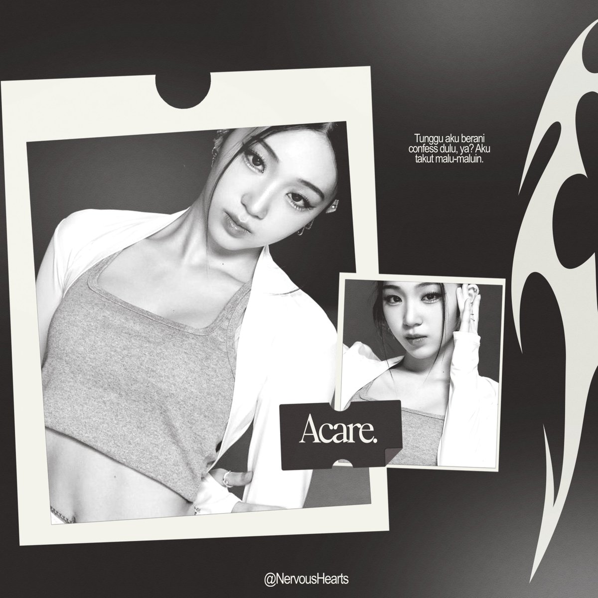 After spending a few days in the place that once became my source of strength, I, Aca.reMalu, choose to be brave and step forward, trusting the feelings I carry today. No doubts, no turning back. This is the path I choose to walk on my own.