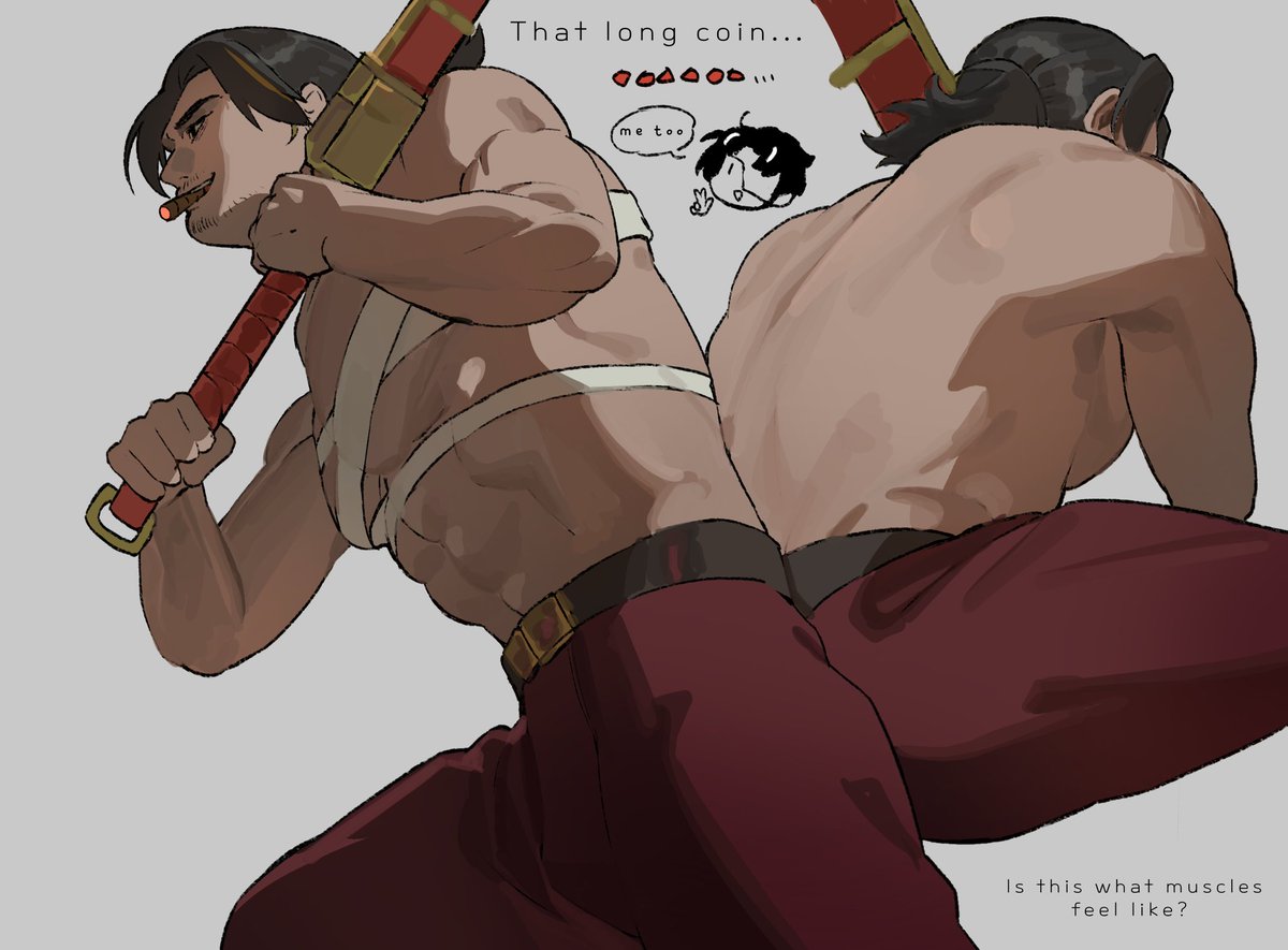 yongsadragon's tweet photo. Lei heng muscle https://t.co/blYdRcuFnv