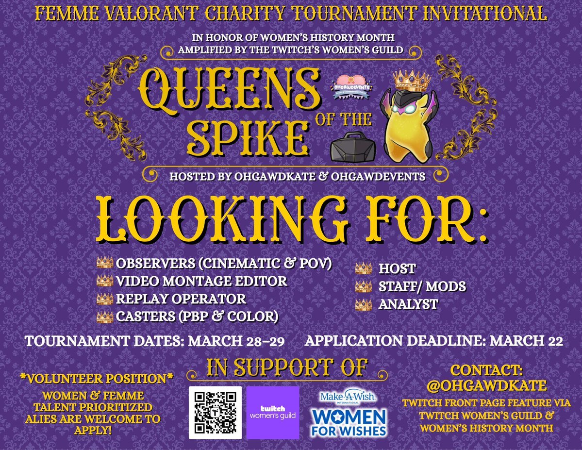 QoR Ohgawdkate☀️|QUEENS OF THE SPIKE MAR 28-29👑 tweet media