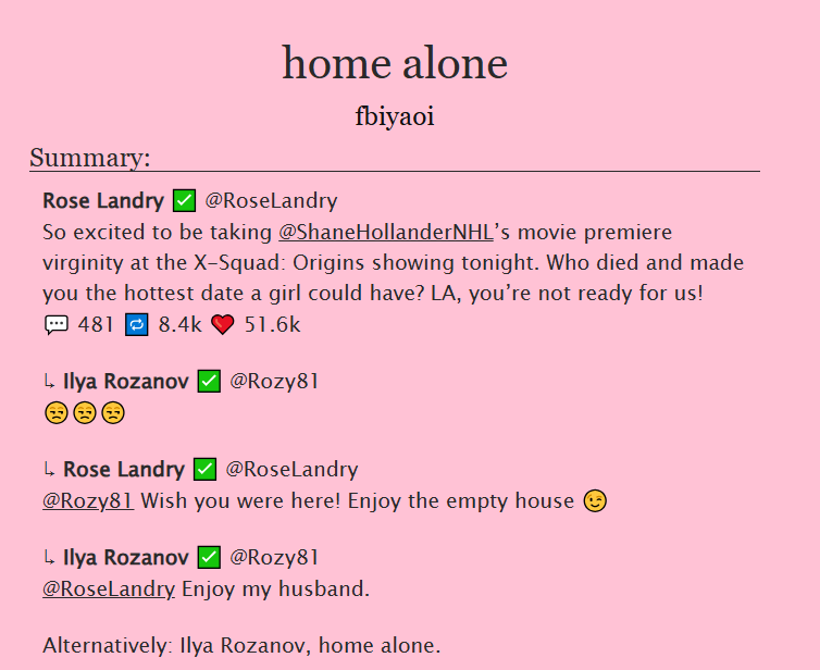 fanfic of the day! archiveofourown.org/works/80642676