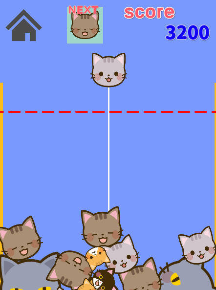 yunisuke00's tweet photo. ゲーム開発リハビリとして猫ゲームを作りきる。 
次猫を表示するように改修。  
#ゲーム開発 #unity #猫 https://t.co/aqjqczicVZ