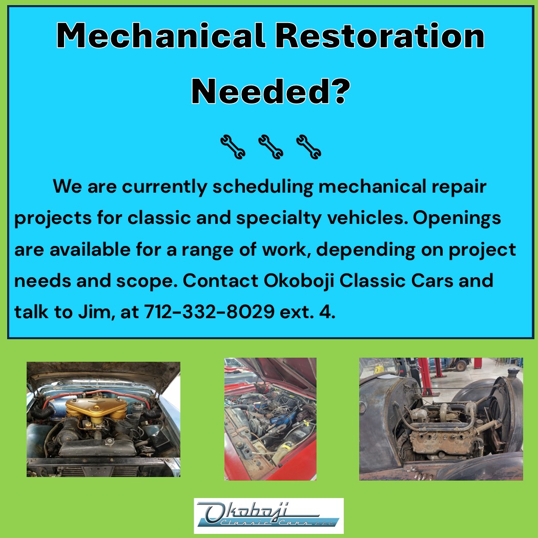 We will service a diverse range of years, makes, and models. Talk to Jim and get your project scheduled in today.🛠️🏁🛠️🏁