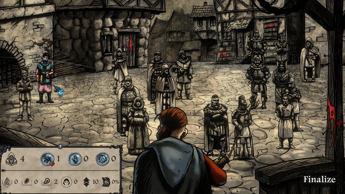 Ascend as a Prophet and:  
🗡️ Command the followers  
🗡️ Choose the devoted  
🗡️ Annihilate the feeble  
🗡️ Make your foes tremble in dread

#IndieGame #WhispersOfTheEyeless #Lovecraftian #HandDrawn