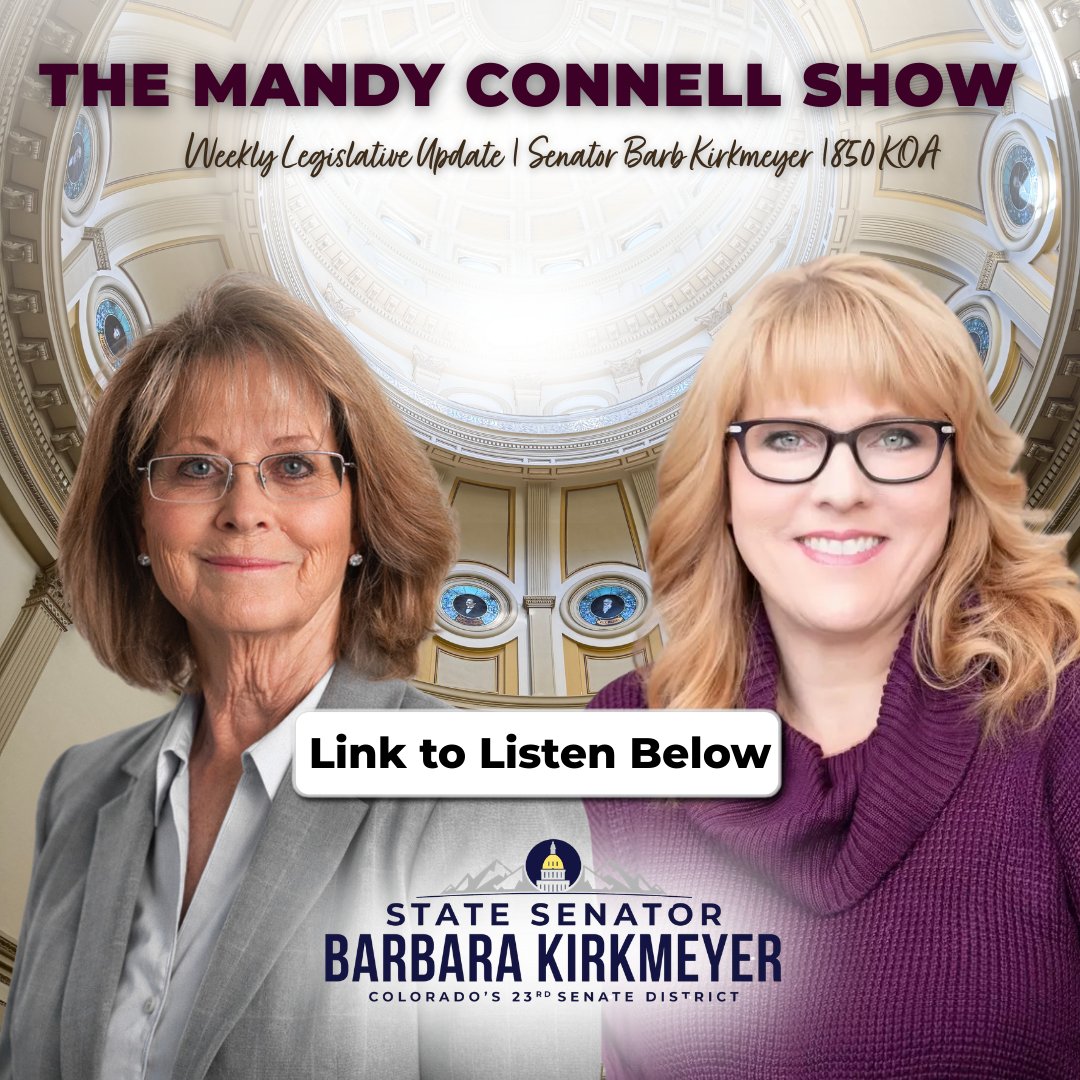 Senator Barbara Kirkmeyer tweet media