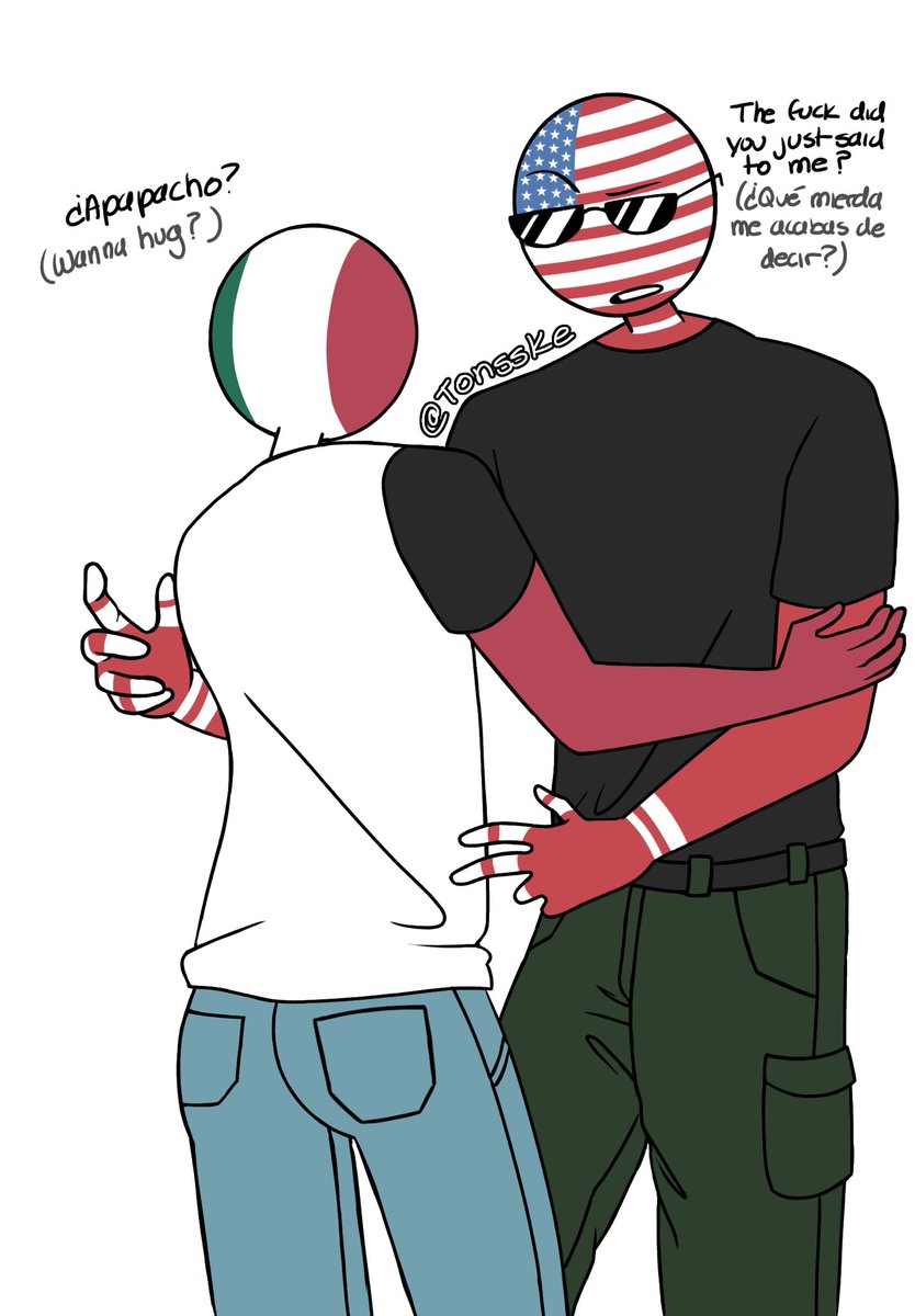 TonssKe's tweet photo. 1/2 English version #countryhumans #countryhumansusaper #countryhumanscanmex https://t.co/ykhyiyLdRb