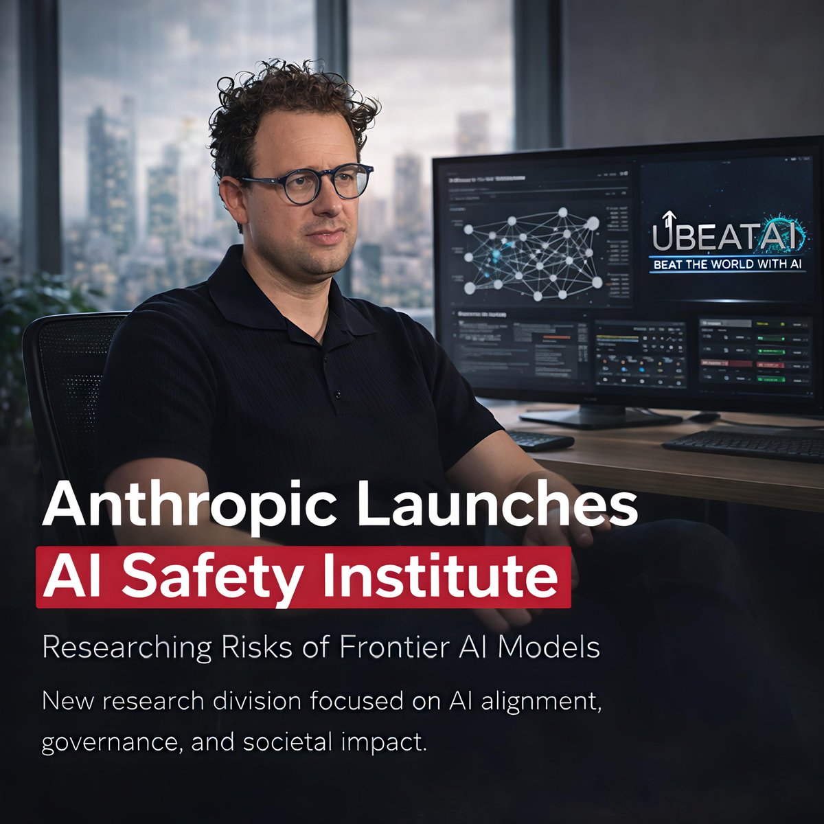 UbeatAI's tweet photo. AI company Anthropic has launched the Anthropic Institute, a new research division focused on studying the safety, governance, and societal impact of advanced AI systems.

#AI #ArtificialIntelligence #Anthropic https://t.co/sWzNMCTPum