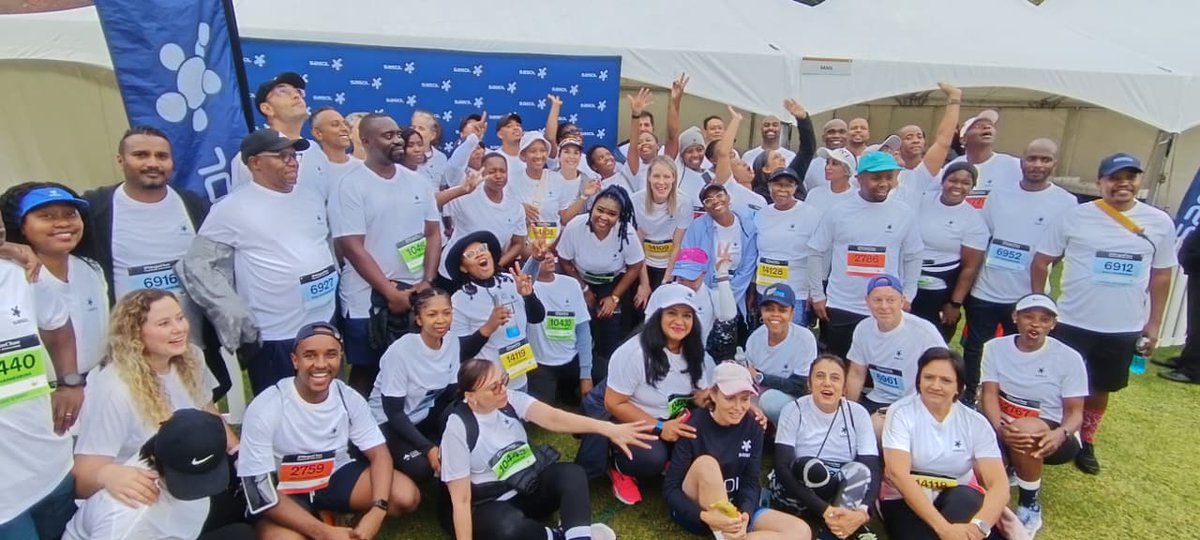 SasolSA's tweet image. Stretch. Laugh. Run. Repeat.

Our Sasol team is geared up for the JP Morgan Corporate Challenge – turning an afternoon run into a chance to connect, recharge and support one another.

Wishing all our runners a strong, safe race.

#SasolWellbeing #OneTeam #JPMCorporateChallenge