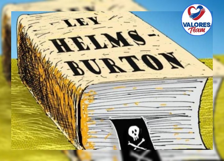 Ley Helms Burtom 
👉Otra de las tantas medidas impositivas del gobierno de los EE.UU.
#CubaEstáFirme 🇨🇺
👊No creemos en amenazas ni en Bloqueos. 
Creemos en nuestras convicciones, en nuestra historia capaz de derivar cualquier forma extrema de poder.
#TumbaElBloqueo
